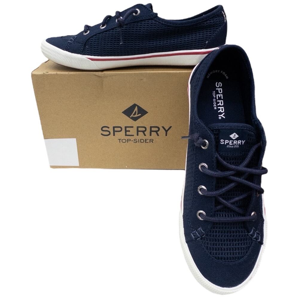 SPERRY Lounge LTT Mesh Navy Blue Sneakers Women's  Size 7.5